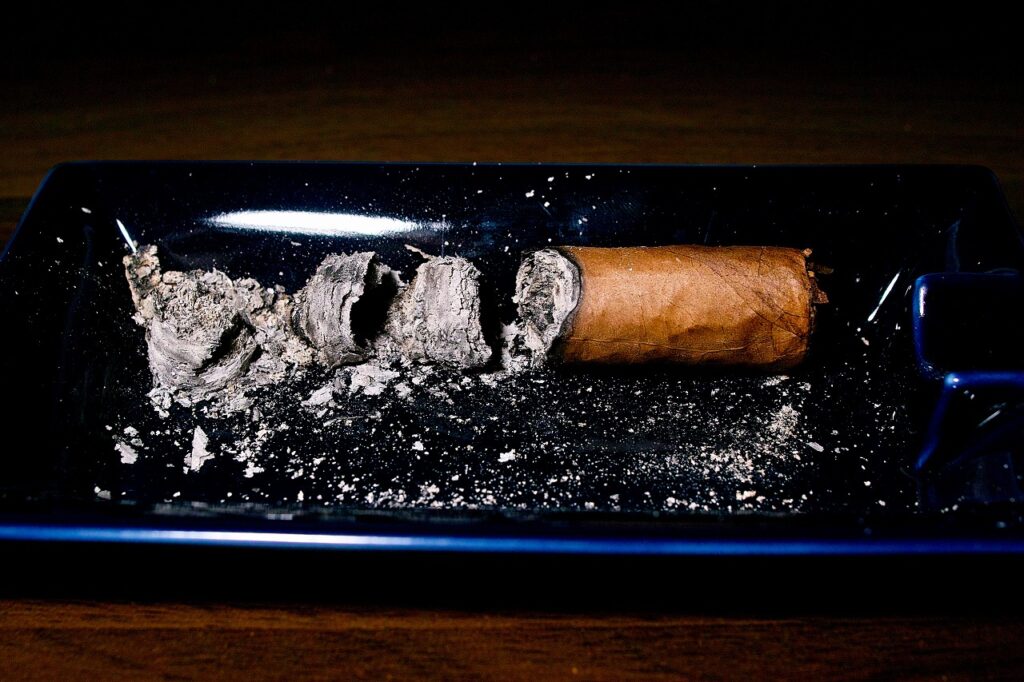 チンチャレロ ペティロブスト/Chinchlero Picadillos Cigar Review|葉巻/シガー初心者の喫煙レビューブログ|喫煙終了後ファイナルアッシュ