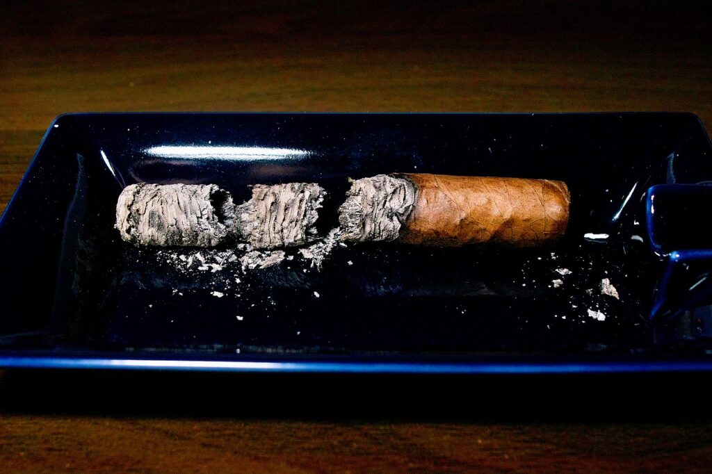 ラ・エストレラ・ポラー ロスチャイルド/La Estrella Polar Rothschild Cigar Review｜葉巻/シガー初心者の喫煙レビューブログ｜喫煙終了後ファイナルアッシュ