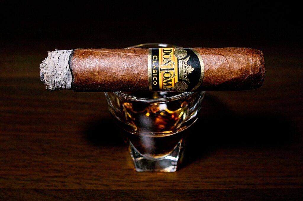 ドン・トーマス クラシコ ロブスト/Don Tomas Clasico Robusto cigar review|葉巻/シガー初心者の喫煙レビューブログ|喫煙序盤の終わり頃ファーストサード
