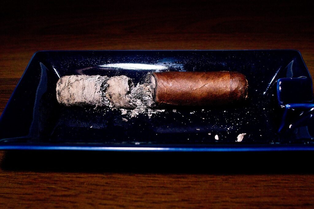 ブリックハウス ロブスト マデューロ/Brick House Robusto Maduro Cigar Review|葉巻/シガー初心者の喫煙レビューブログ|喫煙終了後ファイナルアッシュ
