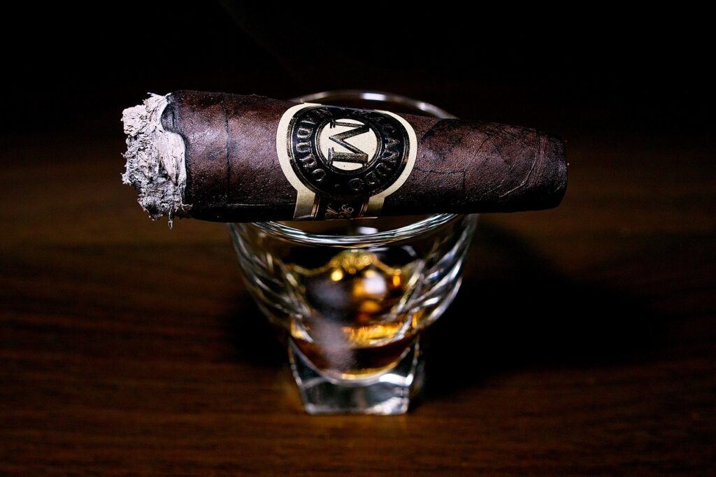 マカヌード マデューロ ディプロマット/Macanudo Maduro Diplomat Cigar Review|葉巻/シガー初心者の喫煙レビューブログ|喫煙中盤の終わり頃セカンドサード