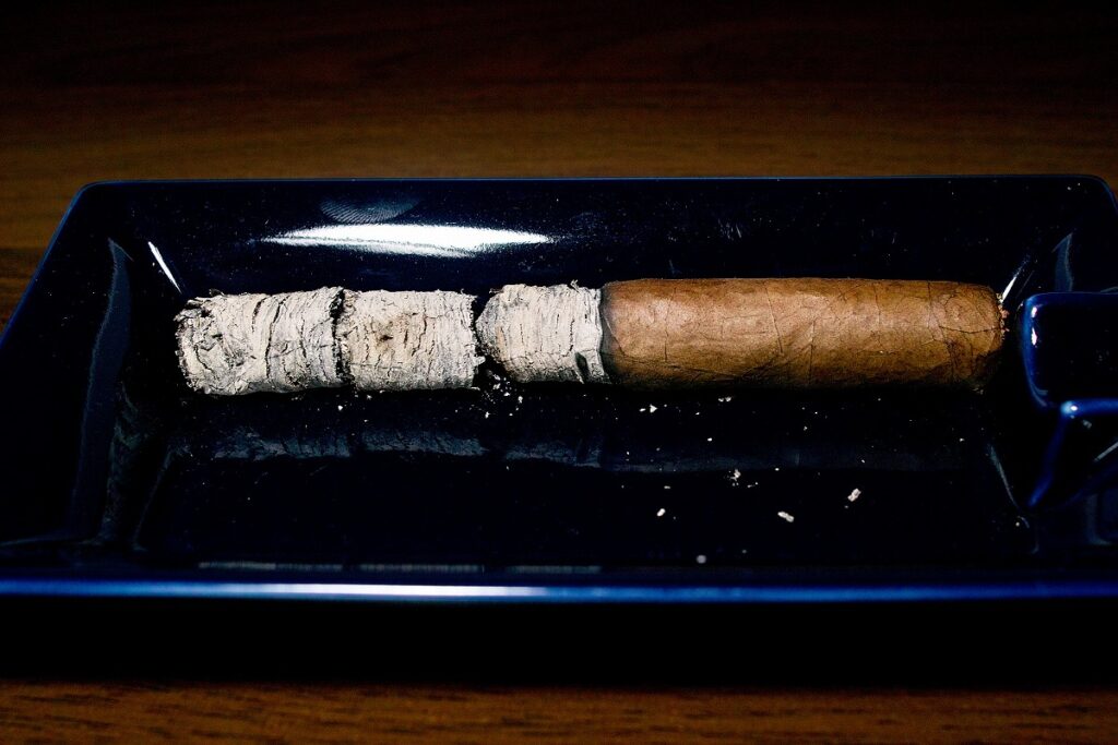 クオラム クラシック コロナ/Quorum Classic Corona Cigar Review|葉巻/シガー初心者の喫煙レビューブログ|喫煙終了後ファイナルアッシュ