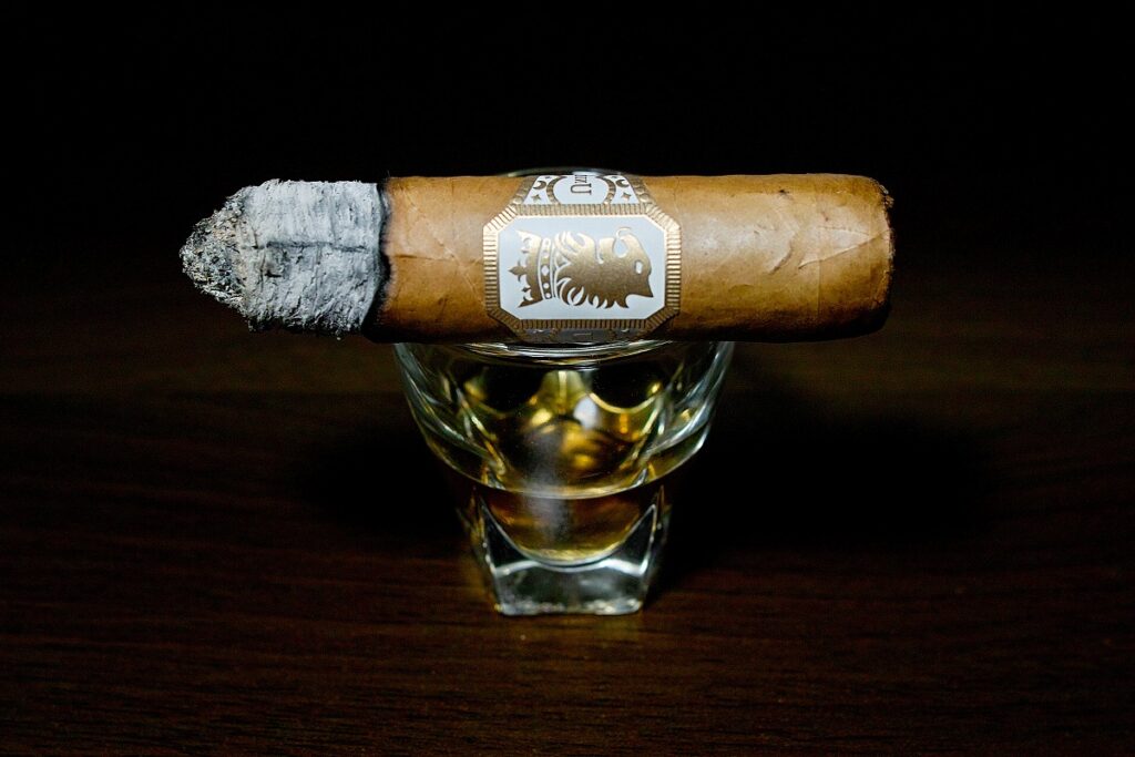 ドリュー・エステート アンダークラウン シェード ロブスト/Drew Estate Undercrown Shade Robusto Cigar Review|葉巻/シガー初心者の喫煙レビューブログ|喫煙中盤の終わり頃セカンドサード