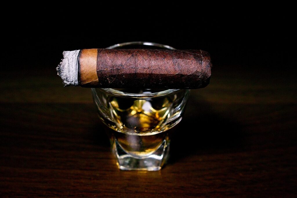 ホヤ・デ・ニカラグア キャビネッタ コロナ/Joya de Nicaragua Cabinetta Corona Gorda Cigar Review|葉巻/シガー初心者の喫煙レビューブログ|喫煙中盤序盤の終わり頃セカンドサード