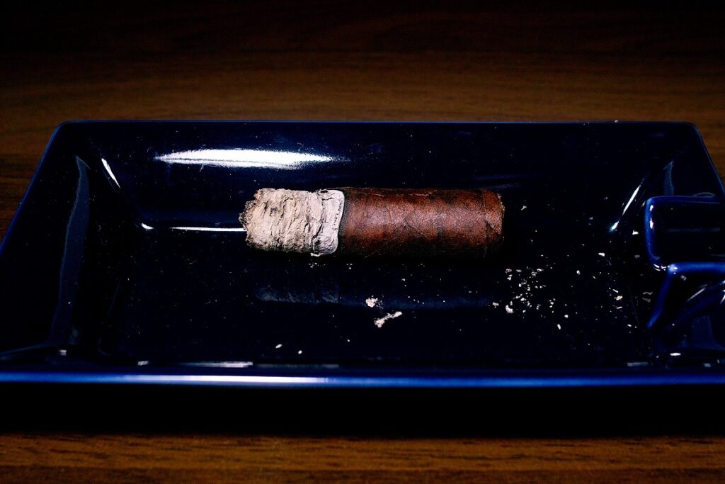 ホヤ・デ・ニカラグア キャビネッタ コロナ/Joya de Nicaragua Cabinetta Corona Gorda Cigar Review|葉巻/シガー初心者の喫煙レビューブログ|喫煙終了後ファイナルアッシュ
