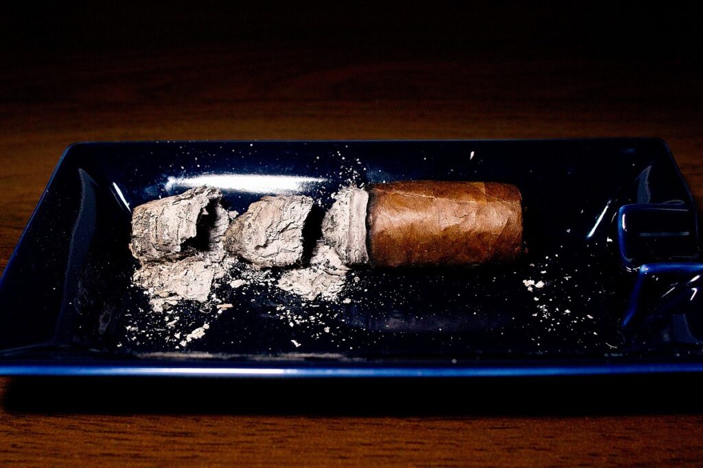 ナブ サングロウン 460/Oliva Nub Habano Sun Grown 460 Cigar Review|葉巻/シガー初心者の喫煙レビューブログ|喫煙終了後ファイナルアッシュ
