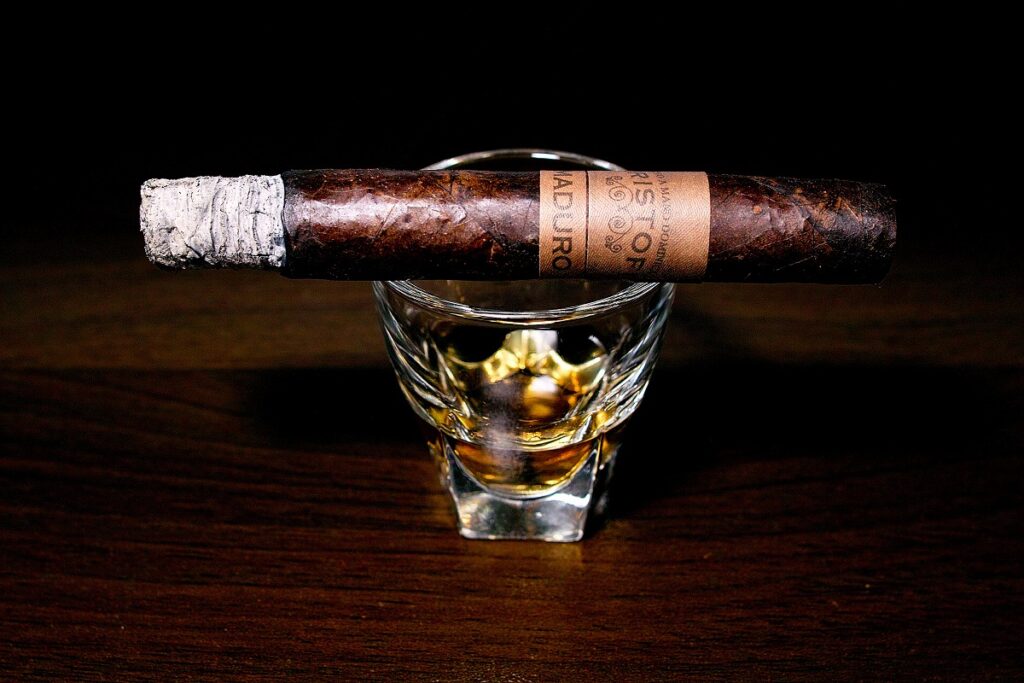 クリストフ マデューロ コロナ/Kristoff Original Maduro Corona Cigar Review|葉巻/シガー初心者の喫煙レビューブログ|喫煙序盤の終わり頃ファーストサード
