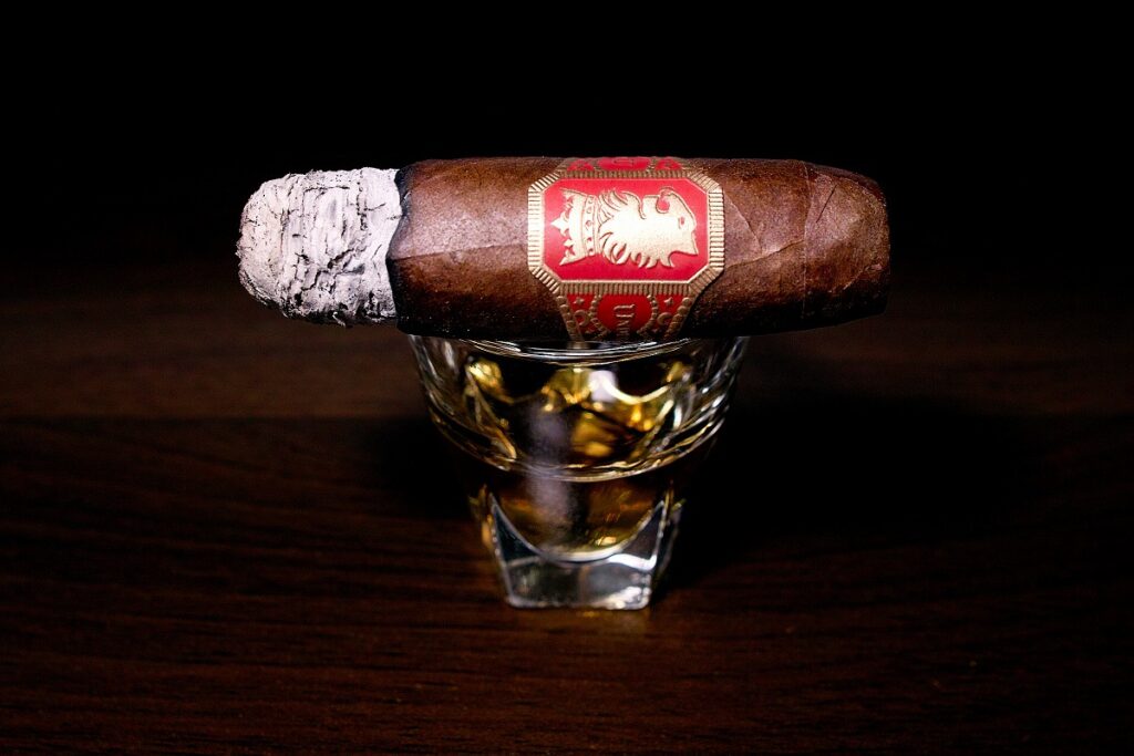 ドリュー・エステート アンダークラウン サングロウン フライングピッグ/Drew Estate Undercrown Sun Grown Flying Pig Cigar Review｜葉巻/シガー初心者の喫煙レビューブログ｜喫煙序盤の終わり頃ファーストサード