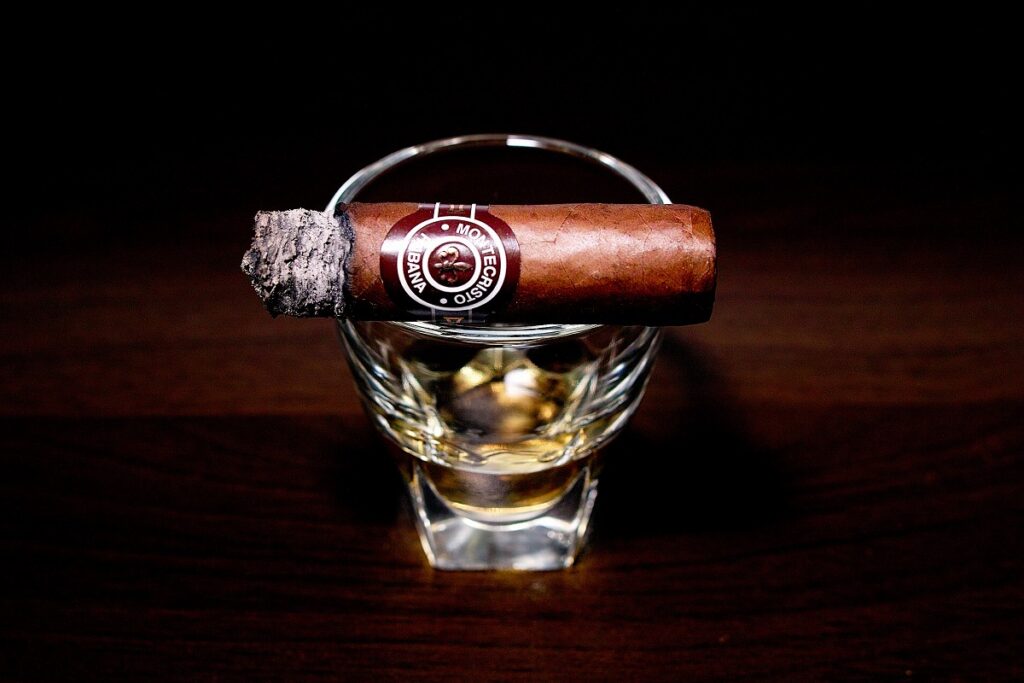 モンテクリスト No.5/Montecristo No.5 Cigar Review｜葉巻/シガー初心者の喫煙レビューブログ｜喫煙中盤セカンドサード