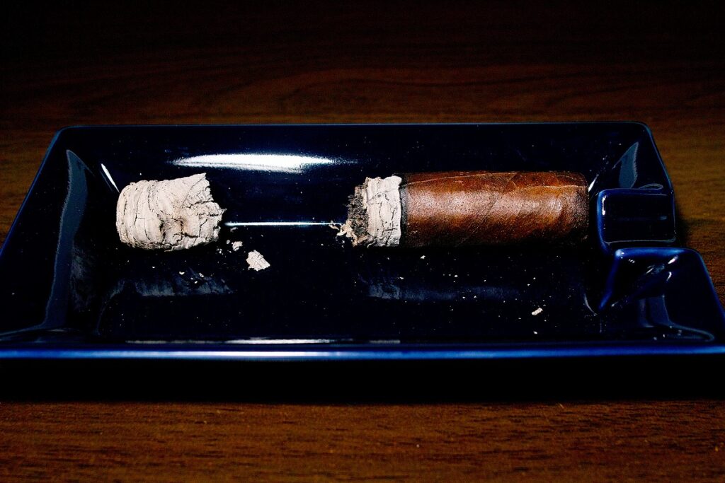 A.J. フェルナンデス サンロターノ ハバノ トロ/A.J. Fernandez San Lotano Requiem Habano Toro Cigar Review｜葉巻/シガー初心者の喫煙レビューブログ｜喫煙終盤ファイナルアッシュ