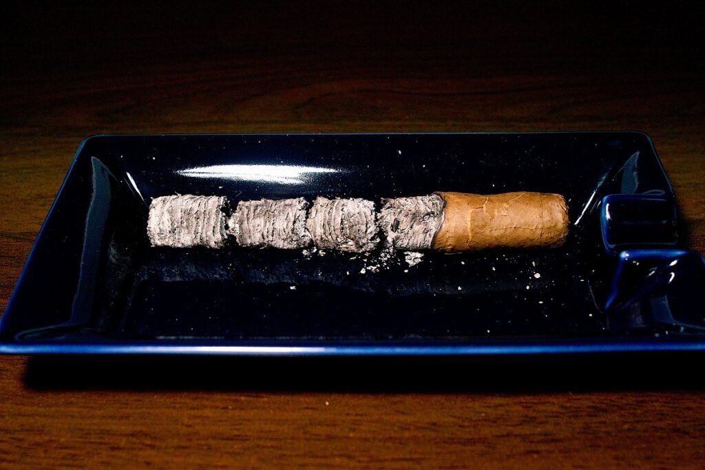 アルトゥーロ・フエンテ ブレバロイヤル/Arturo Fuente Brevas Royale Natural Cigar Review|葉巻/シガー初心者の喫煙レビューブログ|喫煙終了後ファイナルアッシュ
