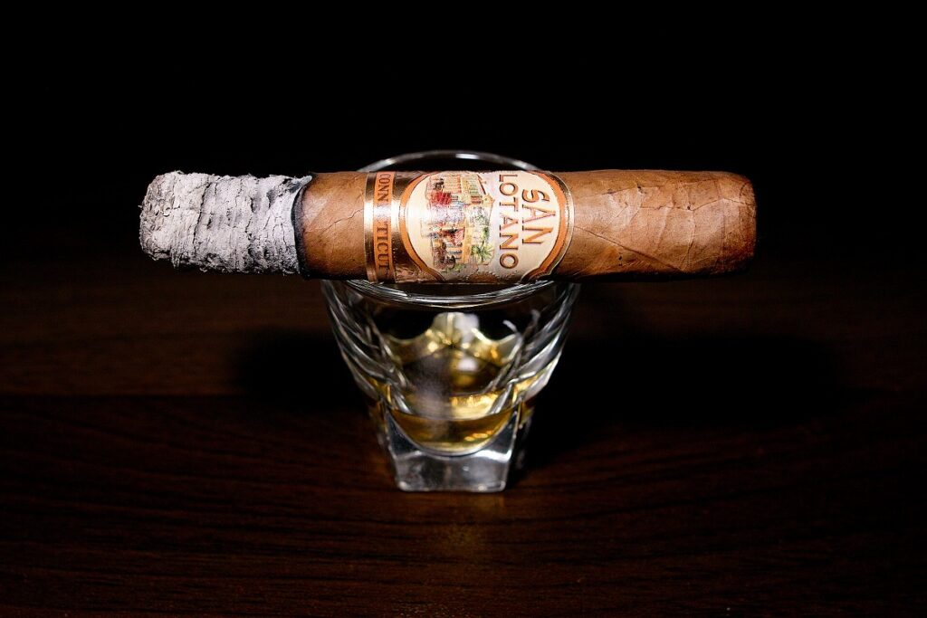 A.J. フェルナンデス サンロターノ コネチカット ロブスト/A.J. Fernandez San Lotano Requiem Connecticut Robusto Cigar Review|葉巻/シガー初心者の喫煙レビューブログ|喫煙序盤の終わり頃ファーストサード