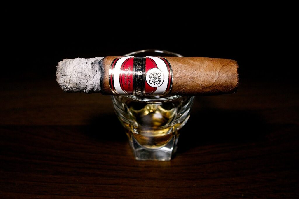フロール・デ・コパン ベリコソ/Flor de Copan Belicoso Cigar Review|葉巻/シガー初心者の喫煙レビューブログ|喫煙中盤の終わり頃セカンドサード