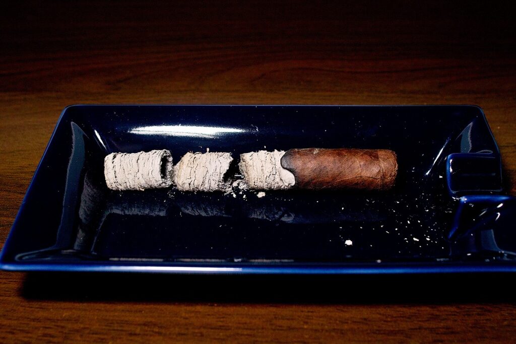 ドリュー・エステート リガ・プリヴァーダ ウニコ ダーティラット/Drew Estate Liga Privada Unico Dirty Rat Cigar Review|葉巻/シガー初心者の喫煙レビューブログ|喫煙終了後ファイナルアッシュ