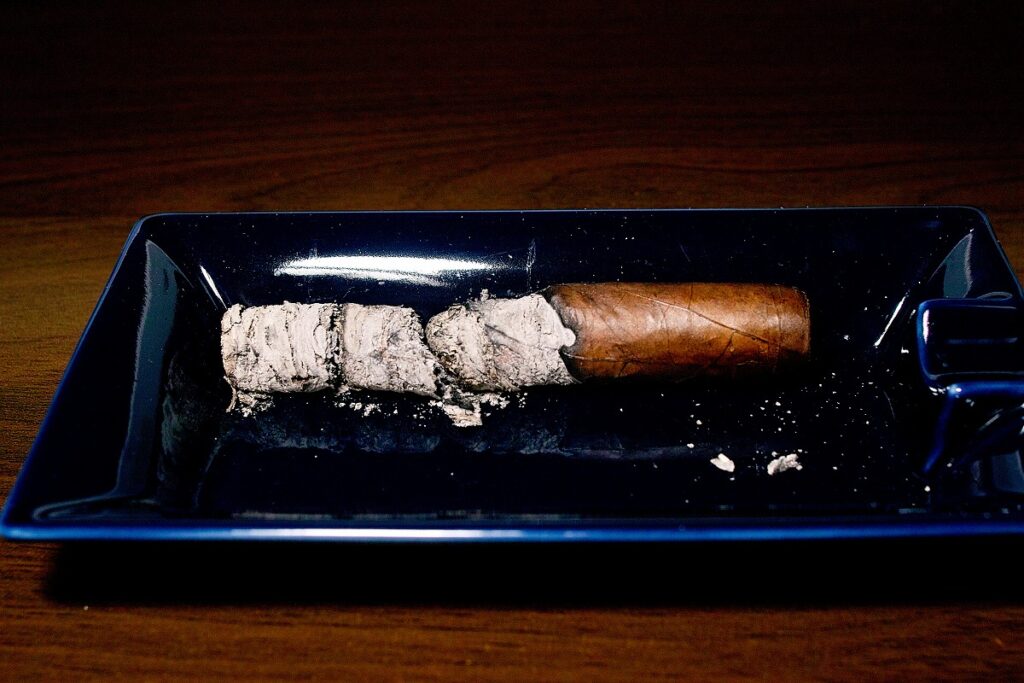 オリバ セリエ O ロブスト チュボス/Oliva Serie O Robusto Tubos Cigar Review｜葉巻/シガー初心者の喫煙レビューブログ｜喫煙終了後ファイナルアッシュ