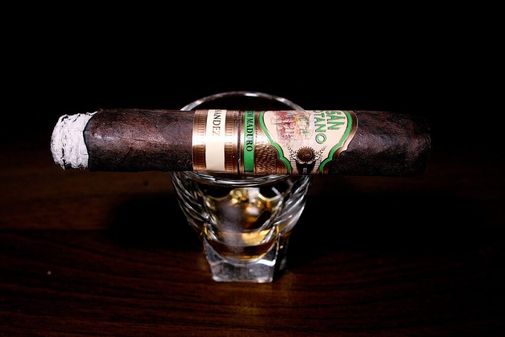 A.J. フェルナンデス サンロターノ マデューロ ロブスト/A.J. Fernandez San Lotano Requiem Maduro Robusto Cigar Review|葉巻/シガー初心者の喫煙レビューブログ|喫煙序盤ファーストサード