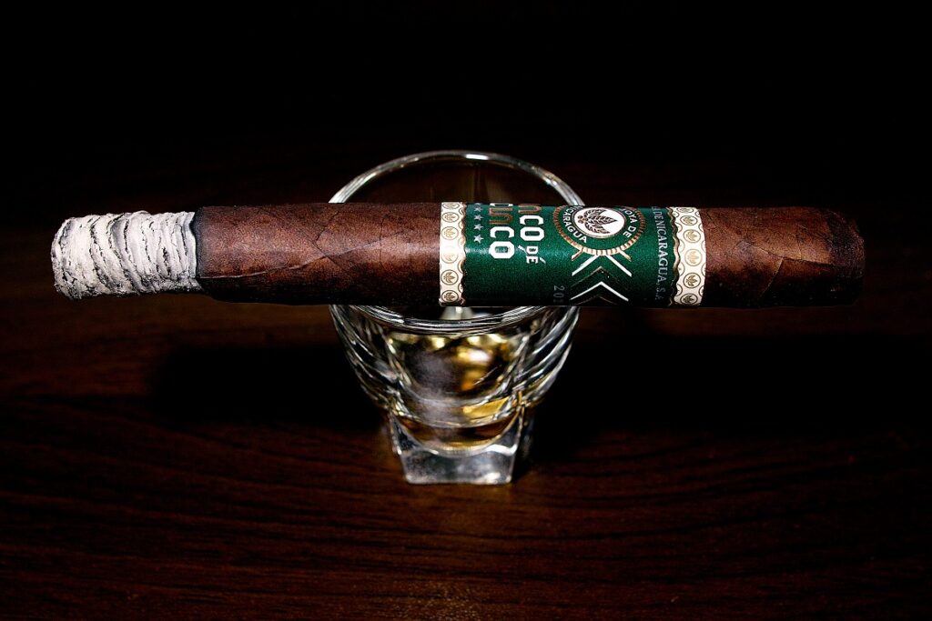 ホヤ・デ・ニカラグア シンコ デ シンコ コロナエクストラ/Joya de Nicaragua Cinco de Cinco Corona Extra Cigar Review|葉巻/シガー初心者の喫煙レビューブログ|喫煙序盤の終わり頃ファーストサード