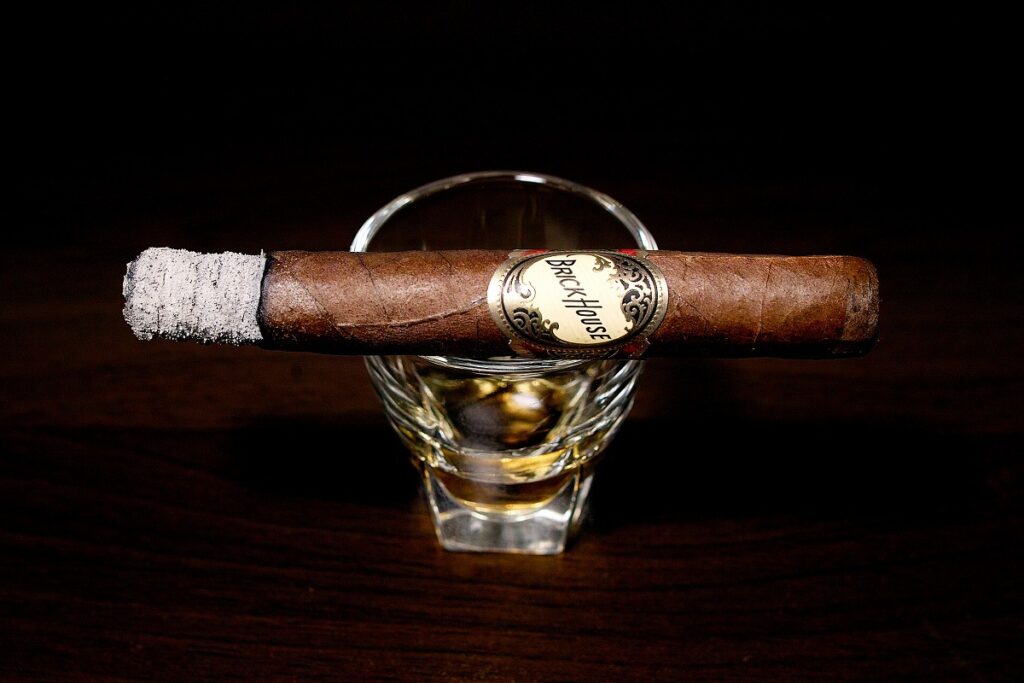 ブリックハウス コロナ/Brick House Classic Corona Cigar Review｜葉巻/シガー初心者の喫煙レビューブログ｜喫煙序盤の終わり頃ファーストサード