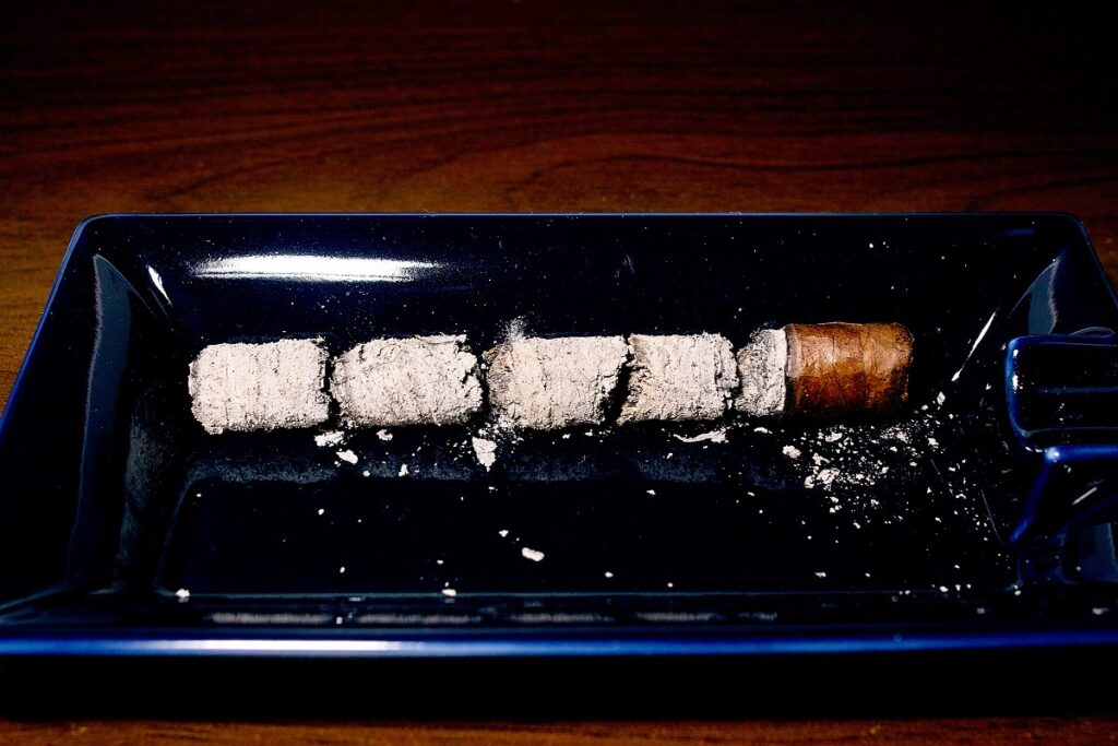 ブリックハウス コロナ/Brick House Classic Corona Cigar Review｜葉巻/シガー初心者の喫煙レビューブログ｜喫煙終了後ファイナルアッシュ