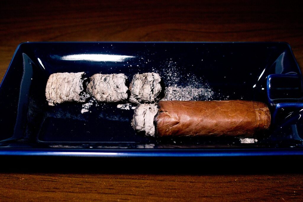 アガノルサリーフ ラ・バリダシオン コロホ トロ/Aganorsa Leaf La Validacion Corojo Toro Cigar Review｜葉巻/シガー初心者の喫煙レビューブログ｜喫煙終了後ファイナルアッシュ