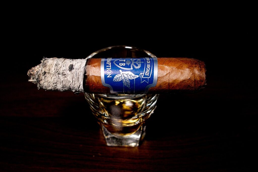 エル・タイタン・デ・ブロンズ レデンプション マイウェイ トロ/El Titan de Bronze Redemption My Way Toro Cigar Review|葉巻/シガー初心者の喫煙レビューブログ|喫煙中盤の終わり頃セカンドサード