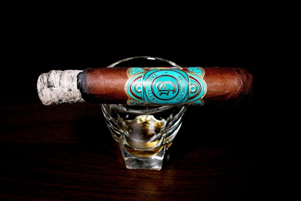 アルファンブラ ホセ・ヘネル ロブスト/Alfambra Jose Gener Robusto Cigar Review|葉巻/シガー初心者の喫煙レビューブログ|喫煙序盤の終わり頃ファーストサード