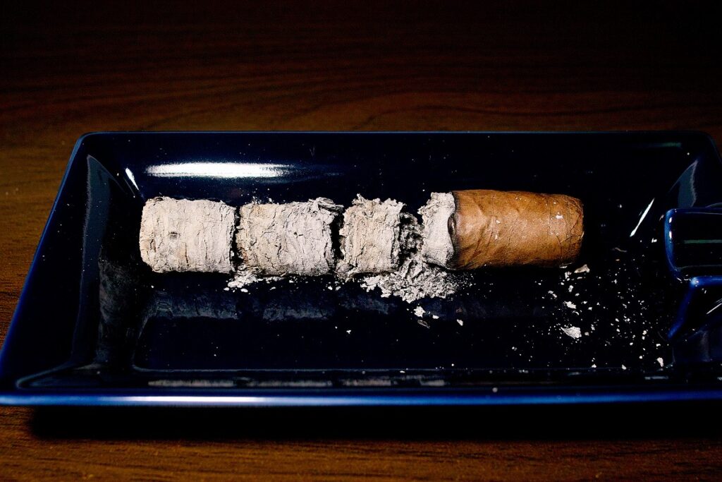 ロメオ Y ジュリエッタ 1875 ブリー/Romeo Y Julieta 1875 Bully Cigar Review｜葉巻/シガー初心者の喫煙レビューブログ｜喫煙終了後ファイナルアッシュ