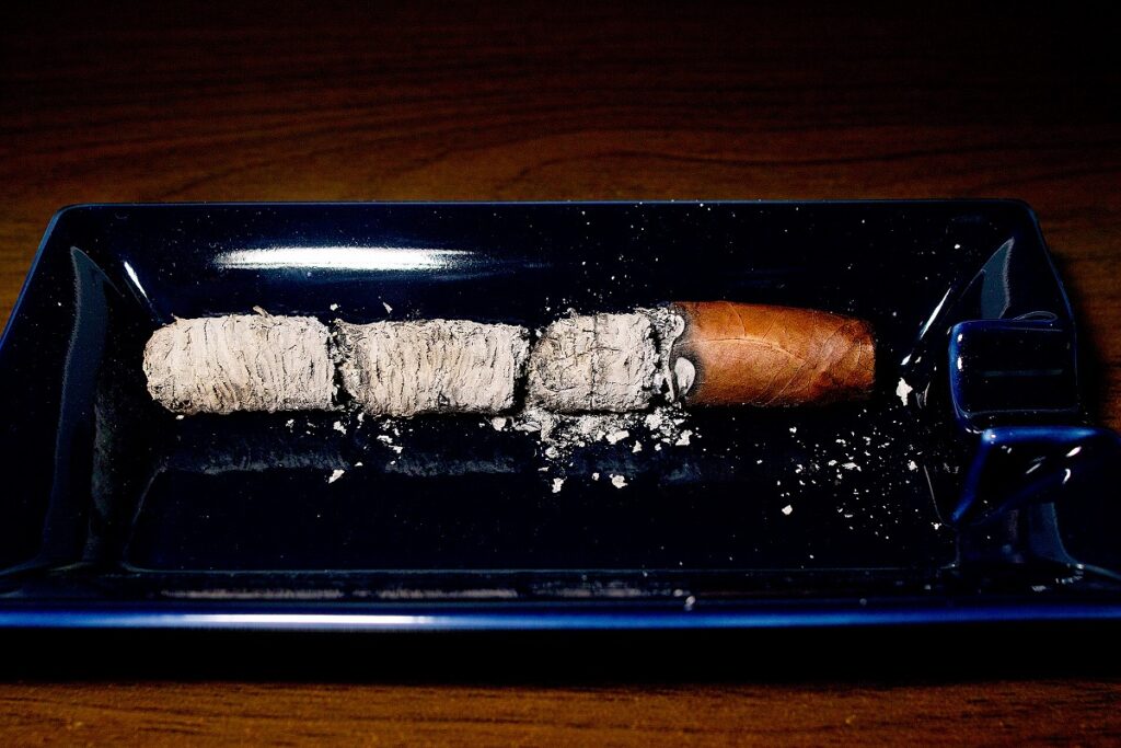 A.J. フェルナンデス ラストコール ハバノ フラキータス/A.J. Fernandez Last Call Habano Flaquitas Cigar Review｜葉巻/シガー初心者の喫煙レビューブログ｜喫煙終了後ファイナルアッシュ