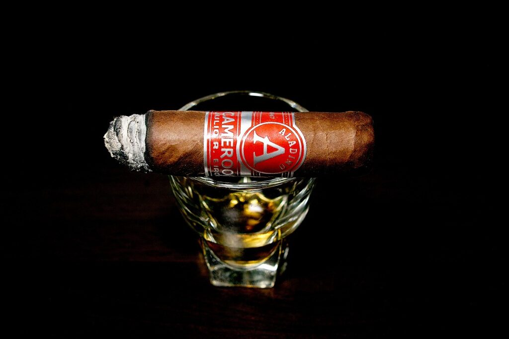 アラディーノ カメルーン ロブスト/Aladino Cameroon Robusto Cigar Review|葉巻/シガー初心者の喫煙レビューブログ|喫煙中盤セカンドサード