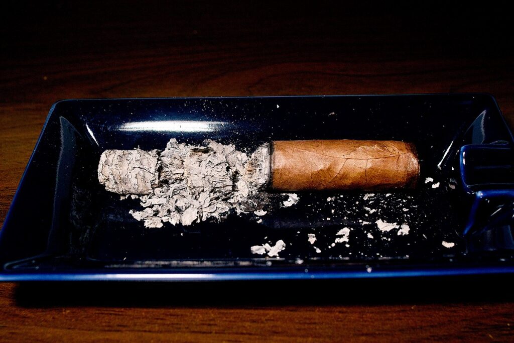 ホヤ・デ・ニカラグア レッド ショートチャーチル/Joya de Nicaragua Red Short Churchill Cigar Review｜葉巻/シガー初心者の喫煙レビューブログ｜喫煙終了後ファイナルアッシュ