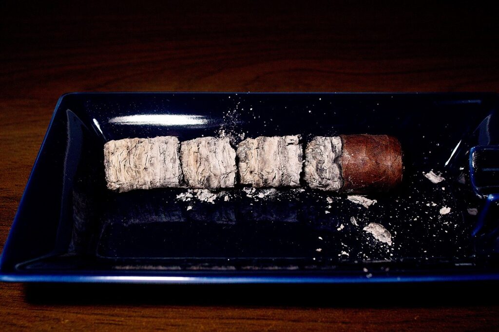 タトゥアヘ ファウスト FT127/Tatuaje Fausto FT127 Cigar Review|葉巻/シガー初心者の喫煙レビューブログ|喫煙終了後ファイナルアッシュ