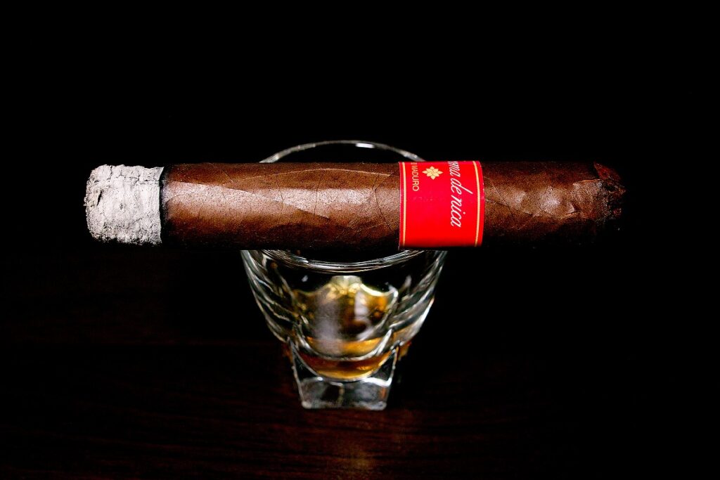 アロマ・デ・ニカ マデューロ 505/Aroma de nica Maduro 505 Cigar Review|葉巻/シガー初心者の喫煙レビューブログ|喫煙序盤ファーストサード