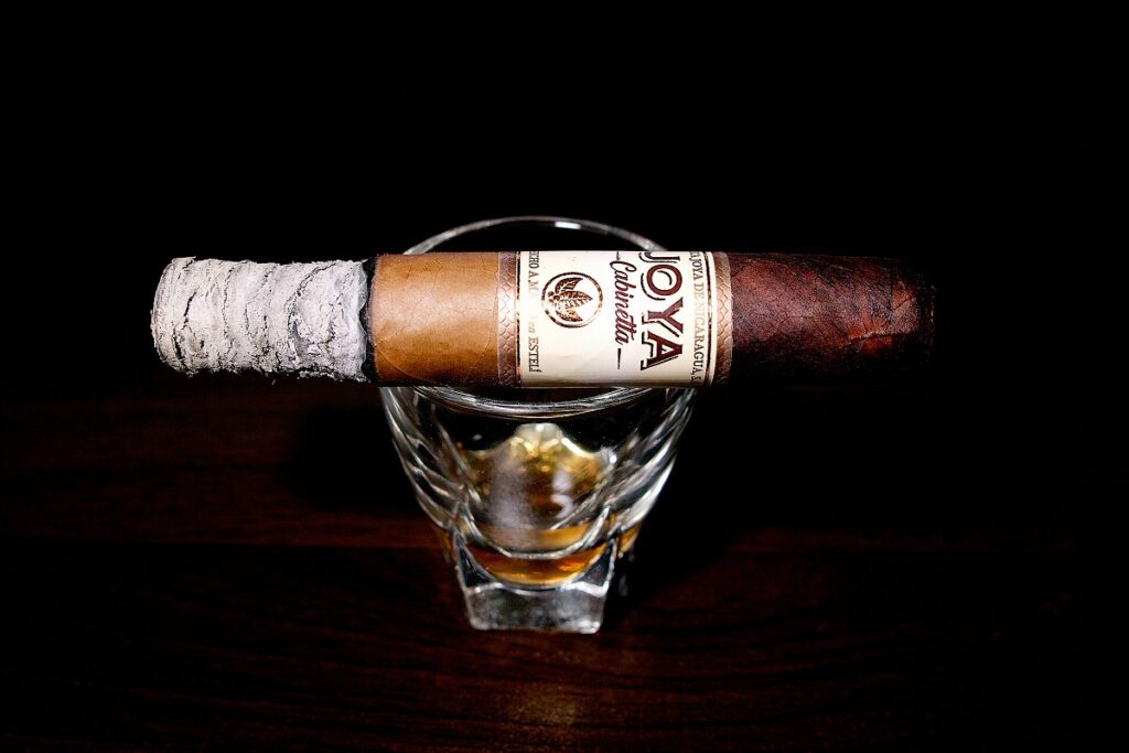 ホヤ・デ・ニカラグア キャビネッタ ロブスト/Joya de Nicaragua Cabinetta Robusto Cigar Review｜葉巻/シガー初心者の喫煙レビューブログ｜喫煙序盤の終わり頃ファーストサード