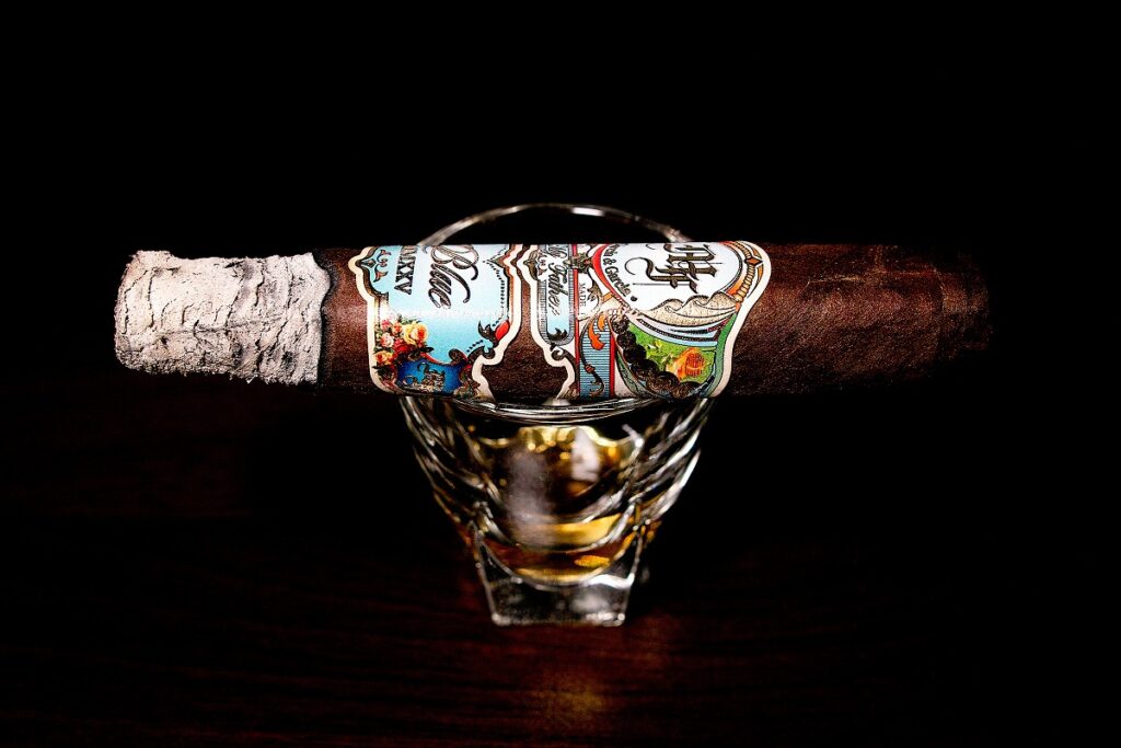 マイファーザー ブルー ロブスト/My Father Blue Robusto Cigar Review|葉巻/シガー初心者の喫煙レビューブログ|喫煙序盤の終わり頃ファーストサード