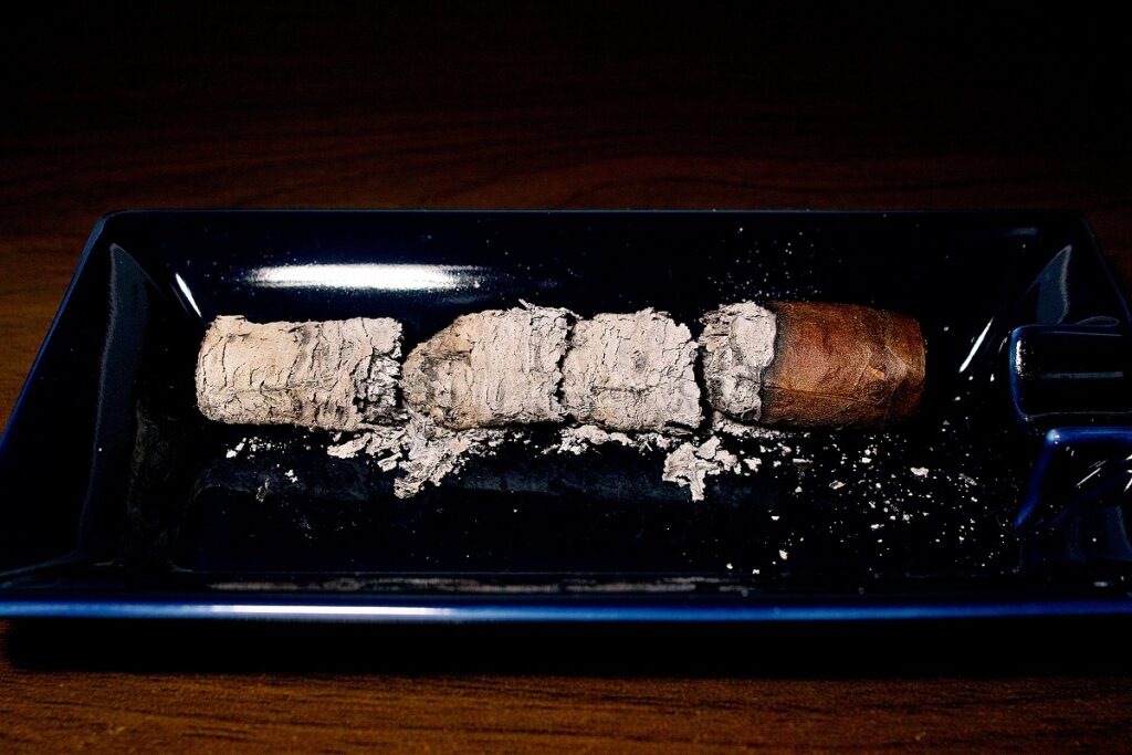 マイファーザー ブルー ロブスト/My Father Blue Robusto Cigar Review|葉巻/シガー初心者の喫煙レビューブログ|喫煙終了後ファイナルアッシュ