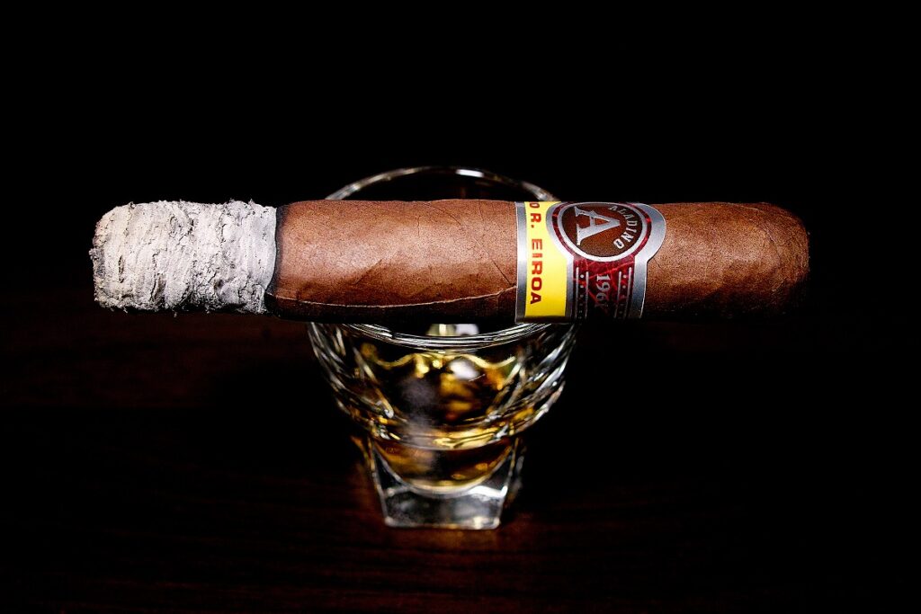 アラディーノ コロホ ロブスト/Aladino Corojo Robusto Cigar Review|葉巻/シガー初心者の喫煙レビューブログ|喫煙序盤の終わり頃ファーストサード
